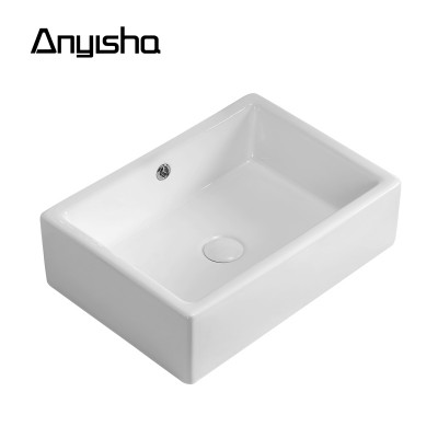 expensive five star hotel  porcelain wash sink wholesale ceramic sanitary ware basin AYS-403